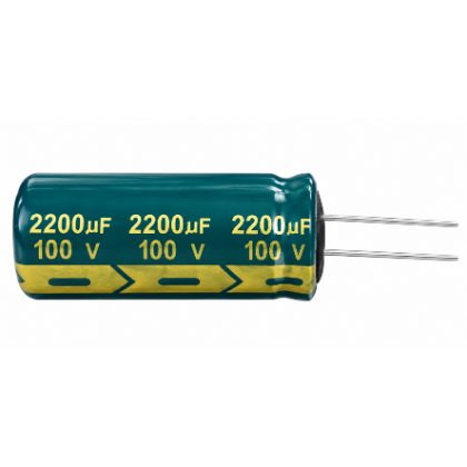 100V 2200uF Low-ESR Electrolytic Capacitor