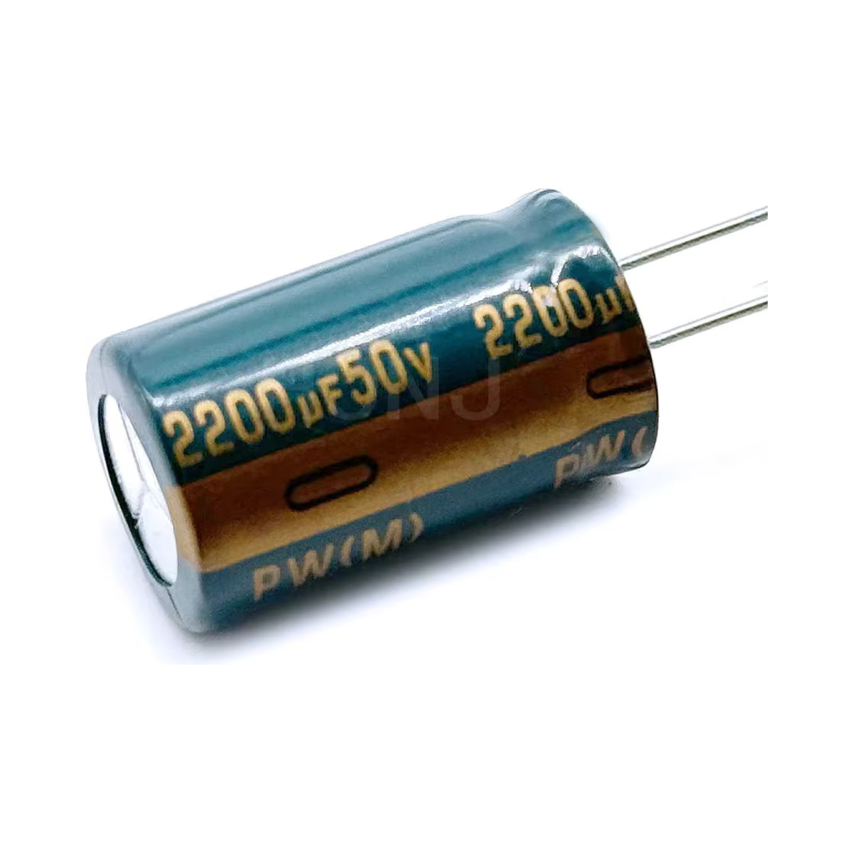 50V 2200uF Low-ESR Electrolytic Capacitor - 10 pcs