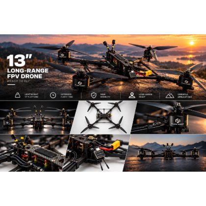 13" Long-Range FPV Drone – Ready to Fly